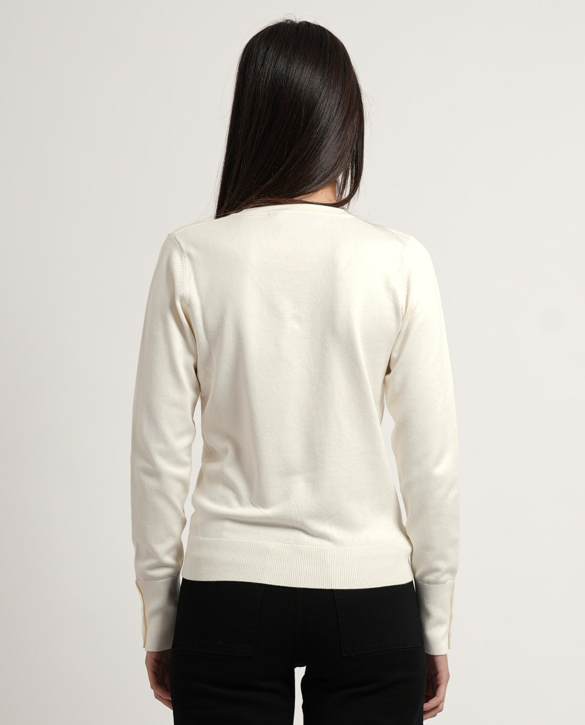Maglia donna SetteMezzo con scollo a V 