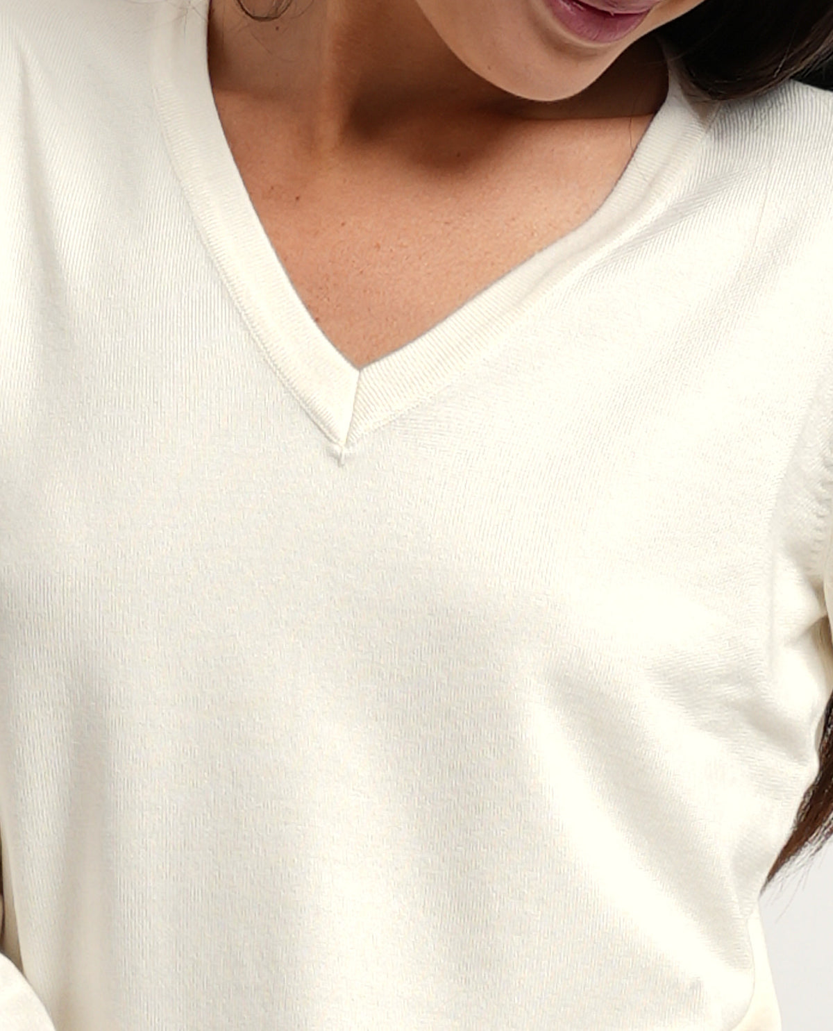 Maglia donna SetteMezzo con scollo a V 