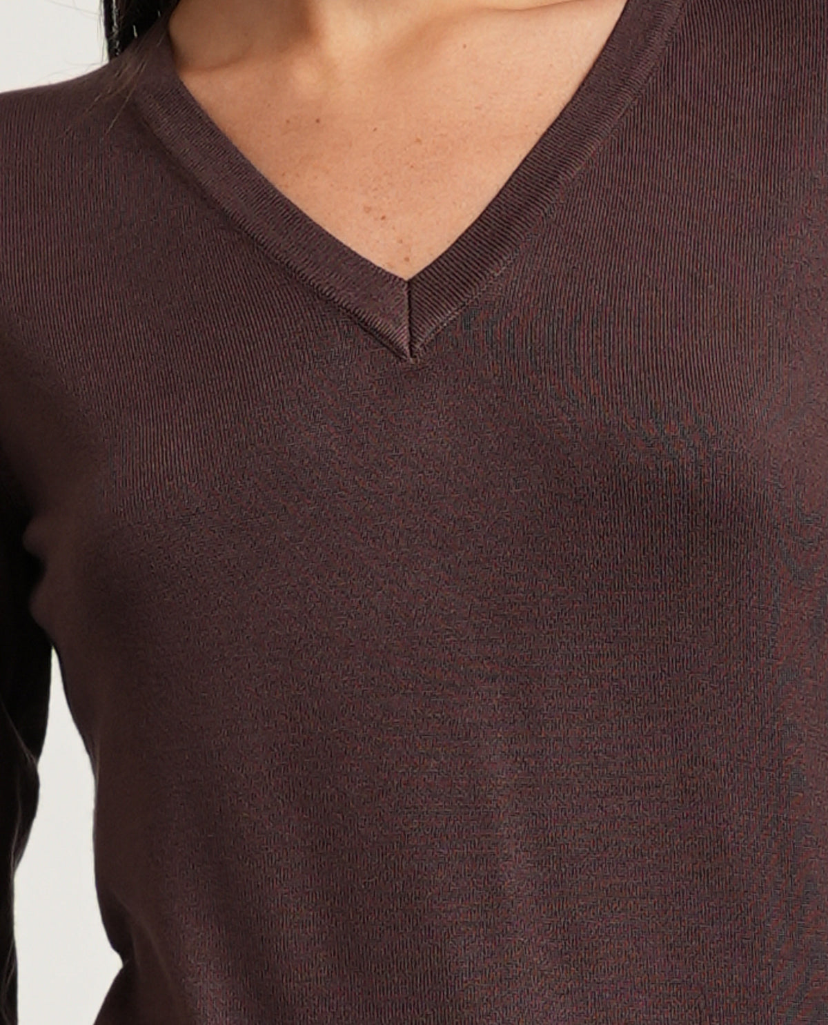 Maglia donna SetteMezzo con scollo a V 