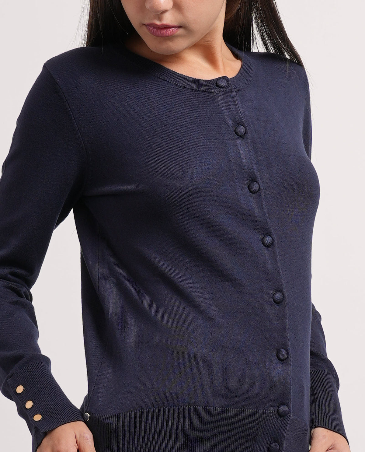 Cardigan donna Settemezzo con bottoni 