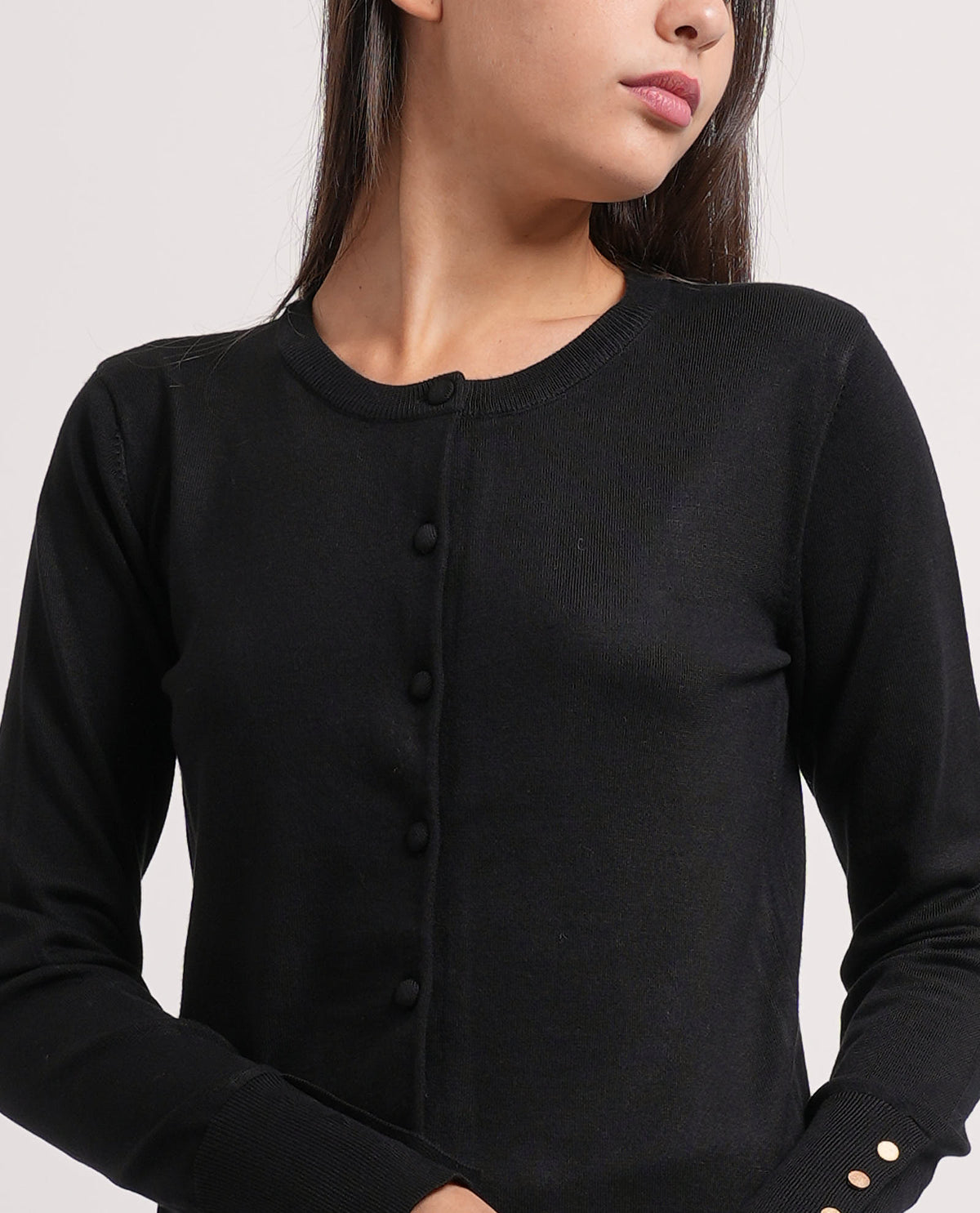 Cardigan donna Settemezzo con bottoni 