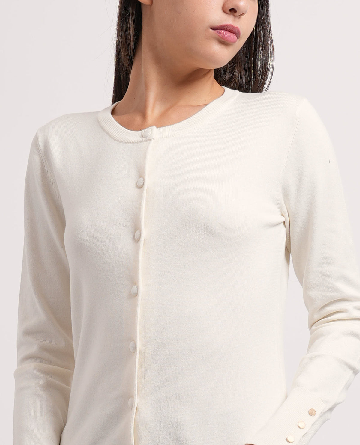 Cardigan donna Settemezzo con bottoni 