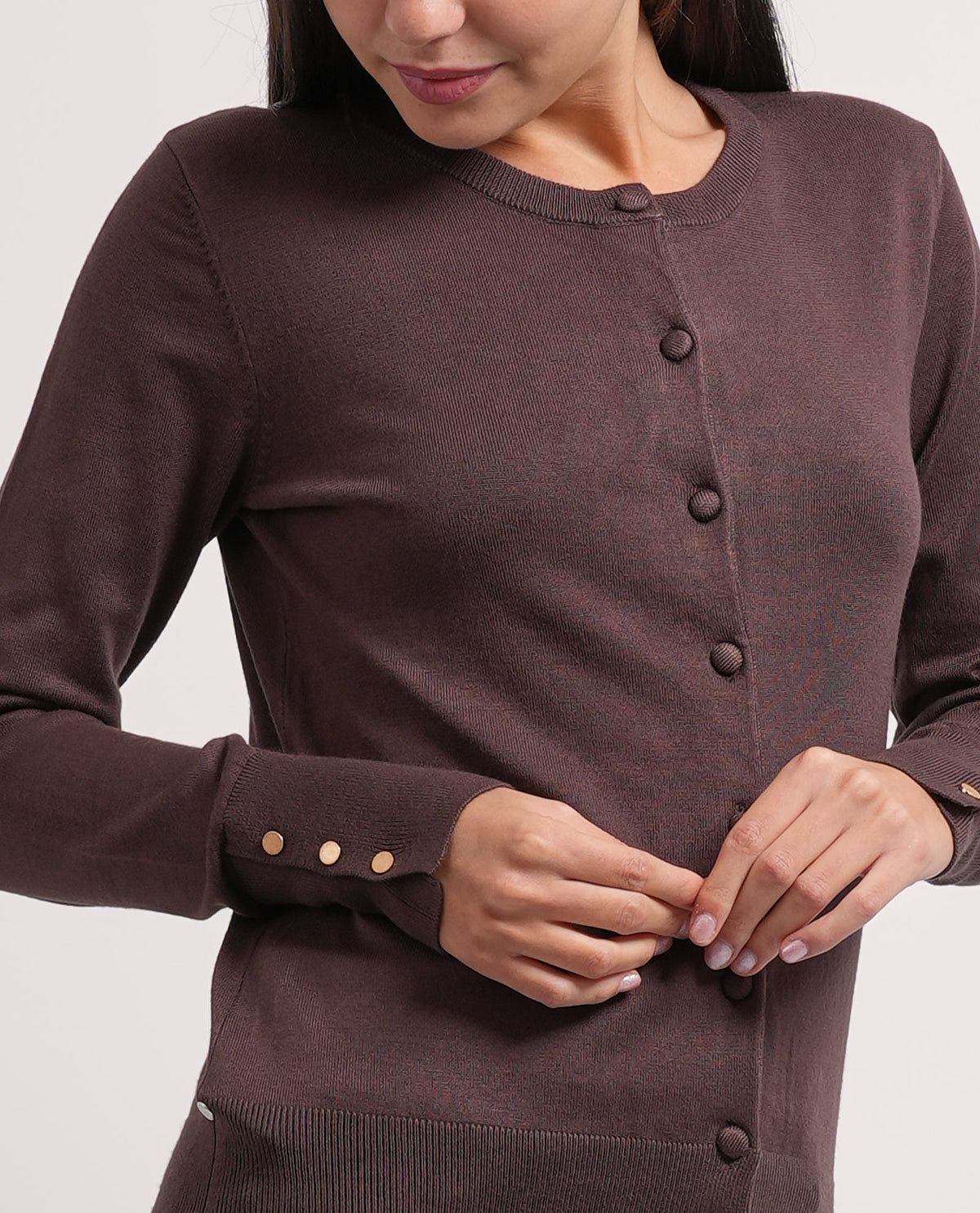 Cardigan donna Settemezzo con bottoni 