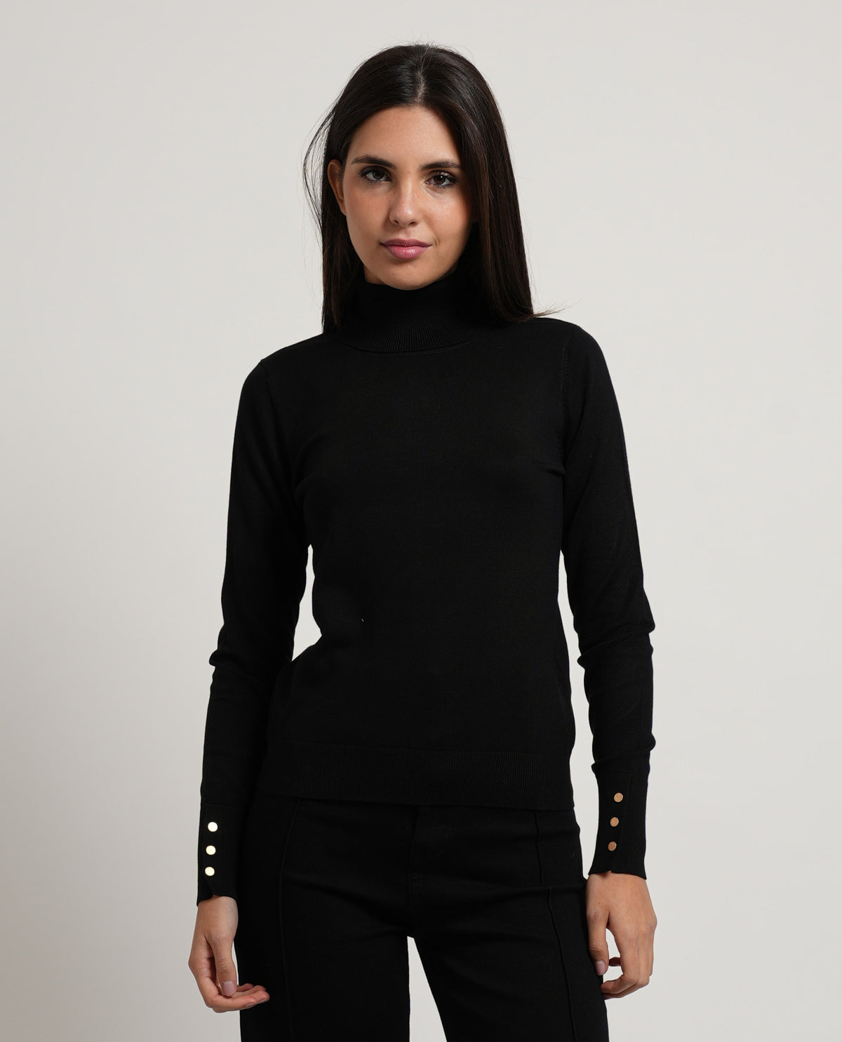 Maglia donna SetteMezzo a collo alto 