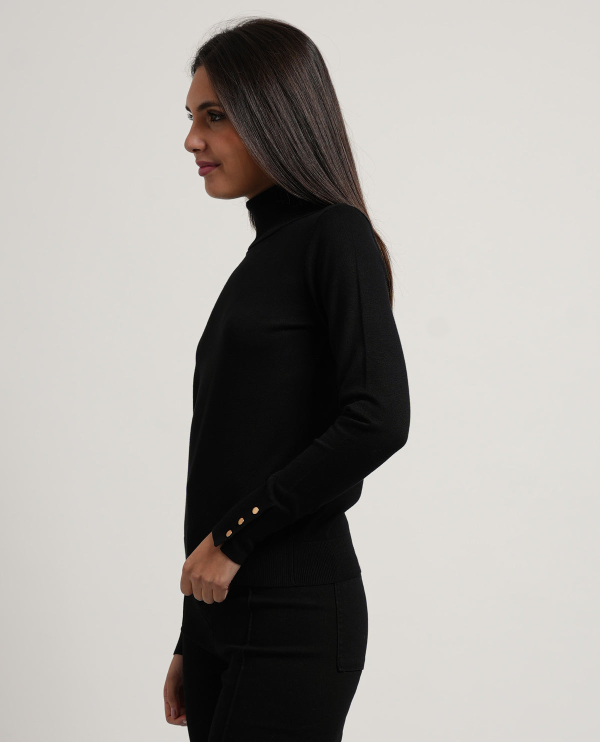 Maglia donna SetteMezzo a collo alto 