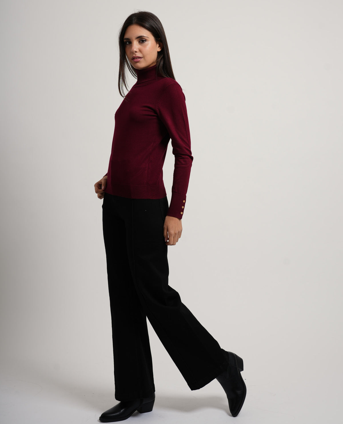 Maglia donna SetteMezzo a collo alto 