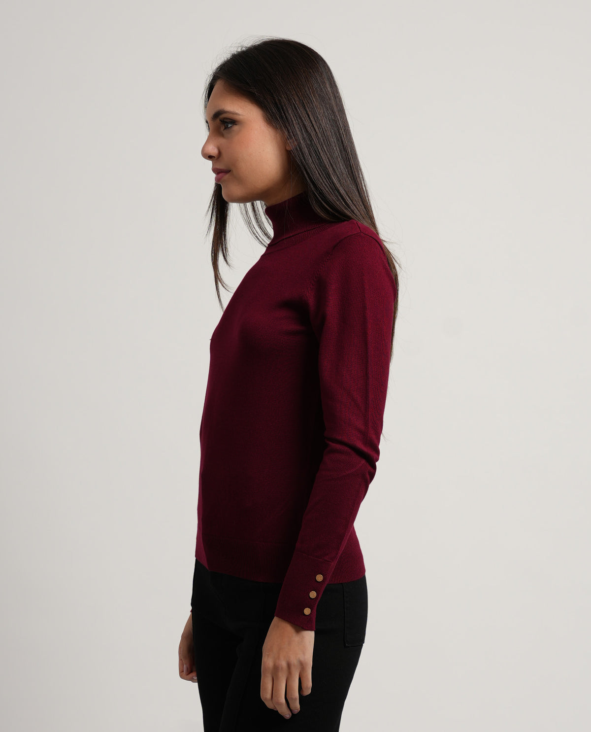 Maglia donna SetteMezzo a collo alto 