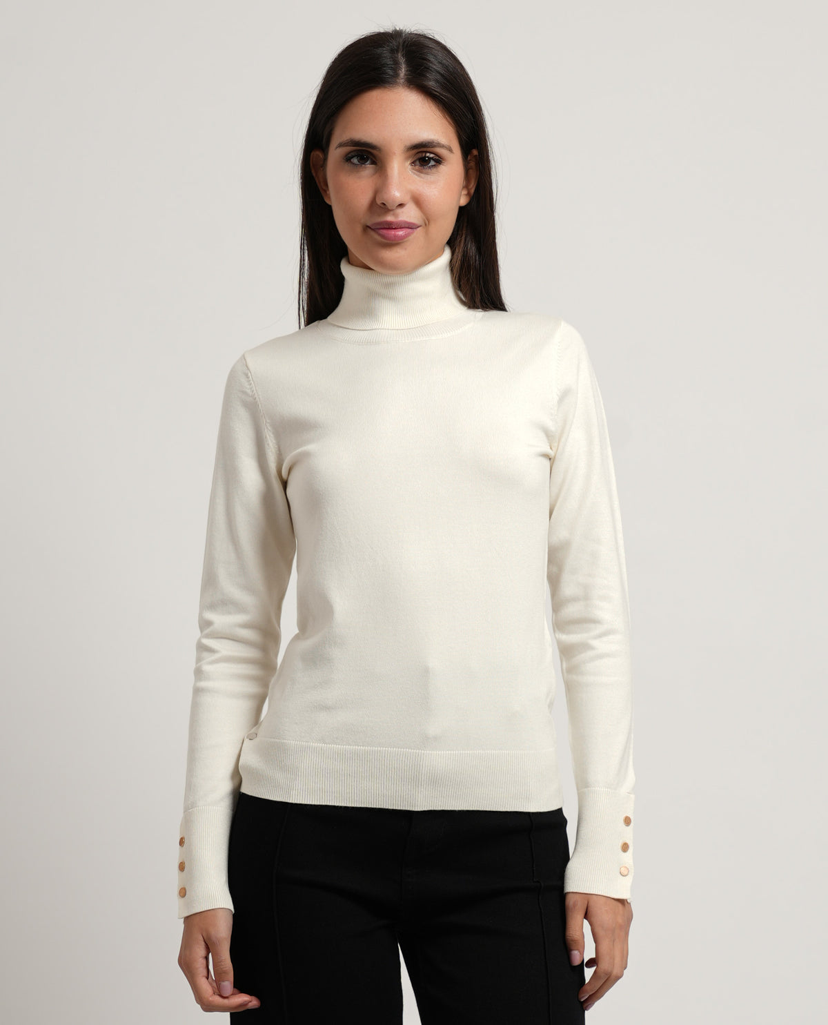 Maglia donna SetteMezzo a collo alto 