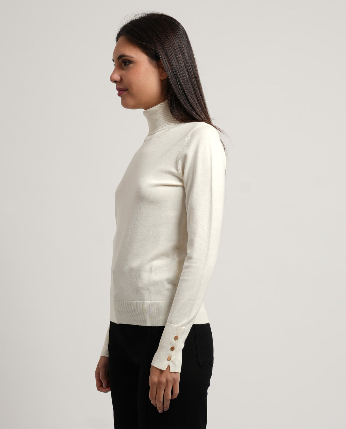 Maglia donna SetteMezzo a collo alto 