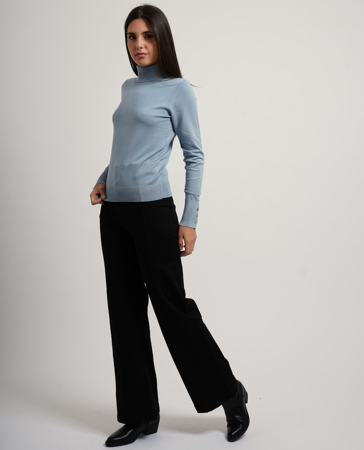Maglia donna SetteMezzo a collo alto 