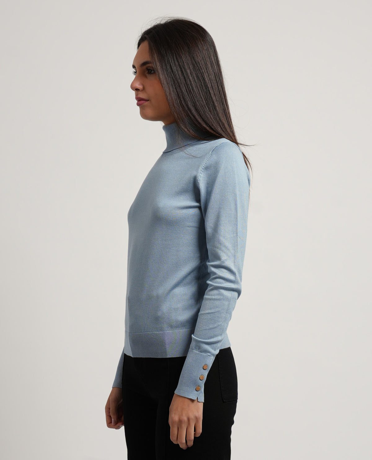 Maglia donna SetteMezzo a collo alto 