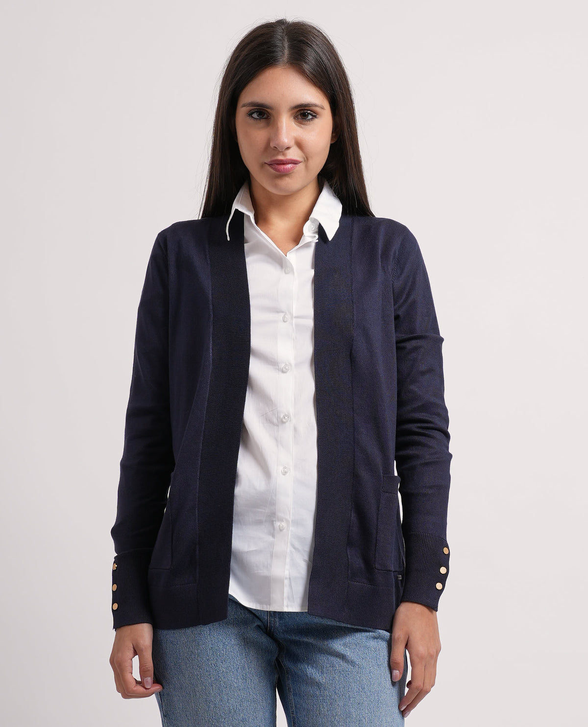 Cardigan aperto donna Settemezzo 