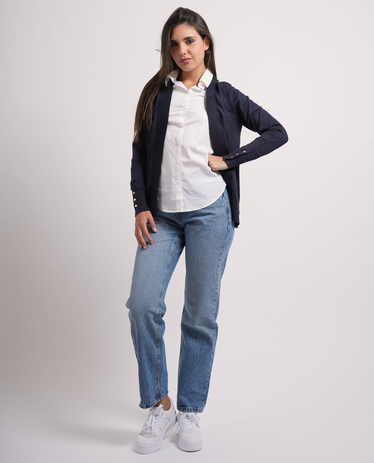 Cardigan aperto donna Settemezzo 