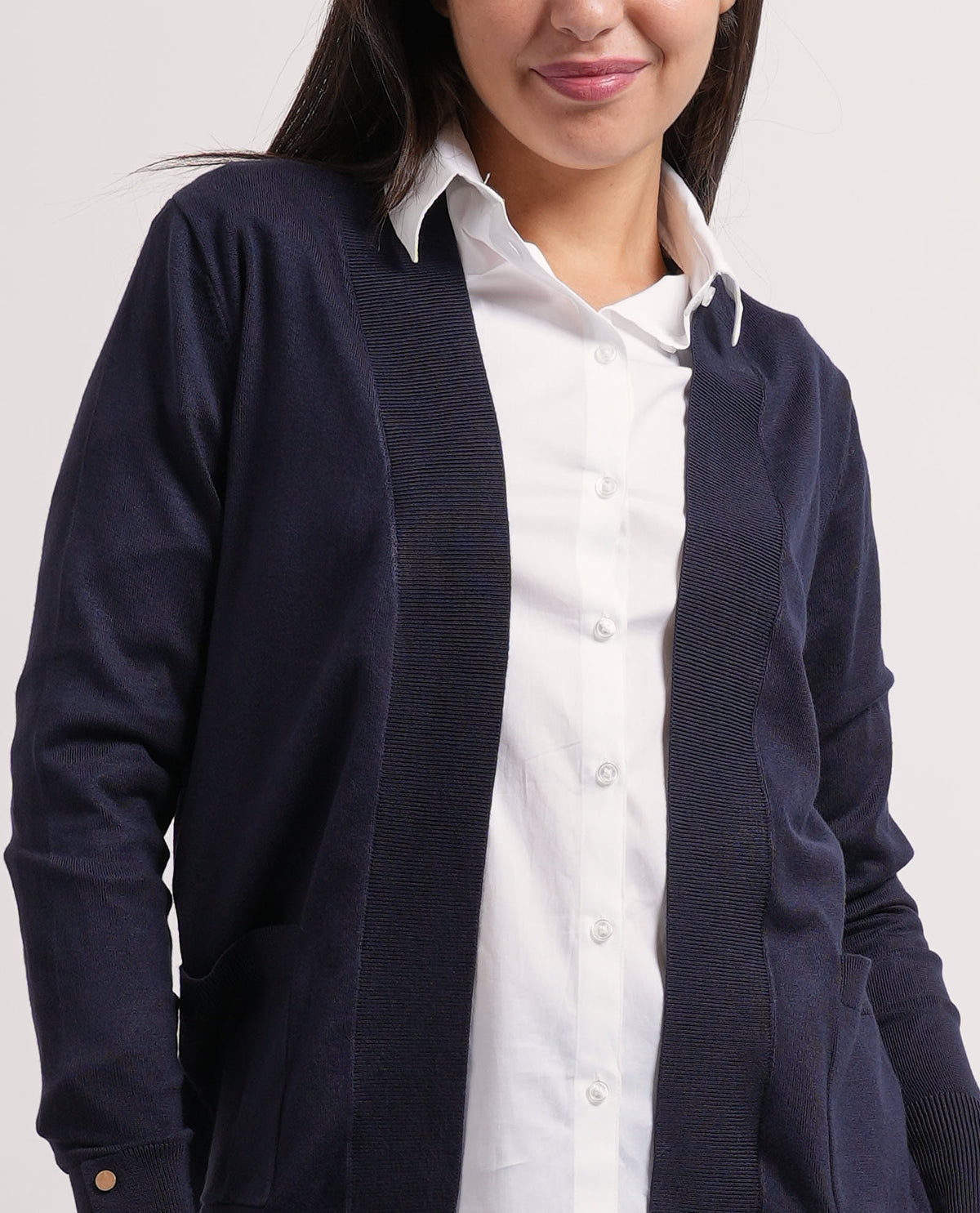 Cardigan aperto donna Settemezzo 