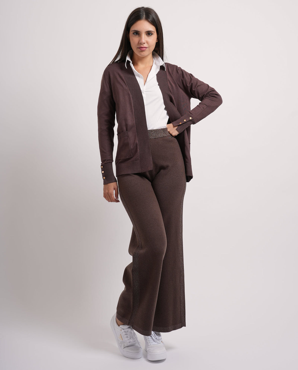 Cardigan aperto donna Settemezzo 