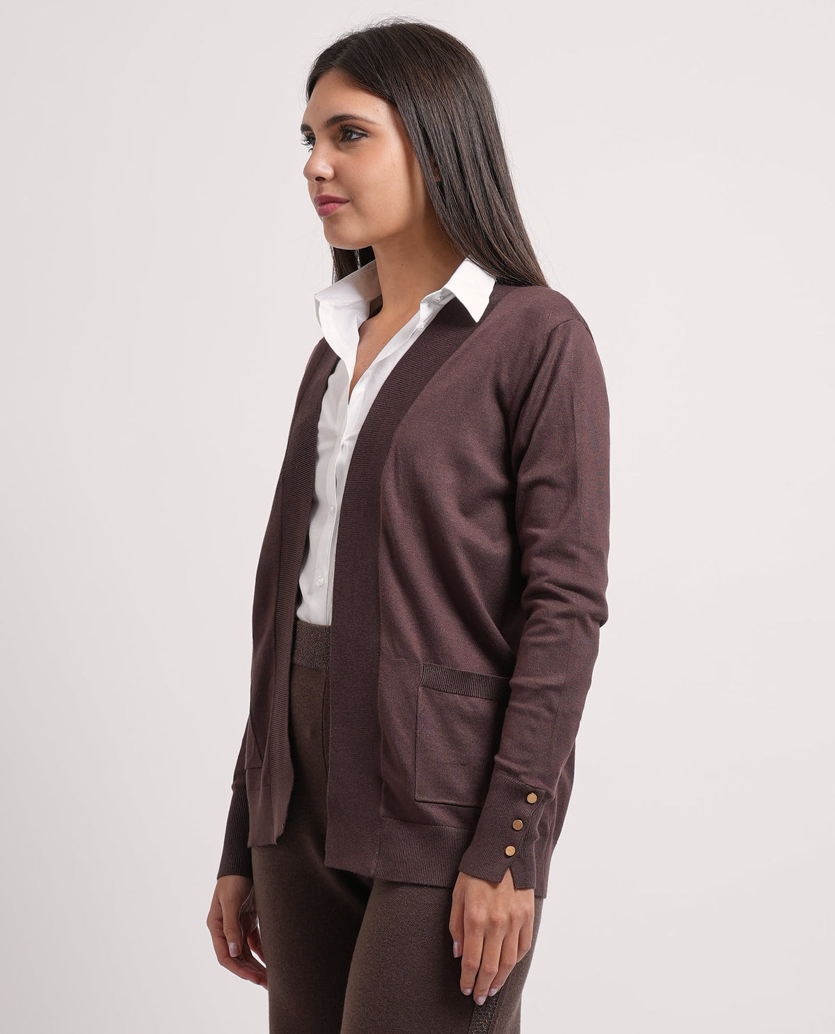 Cardigan aperto donna Settemezzo 