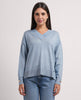 Maglione donna Settemezzo scollo a V