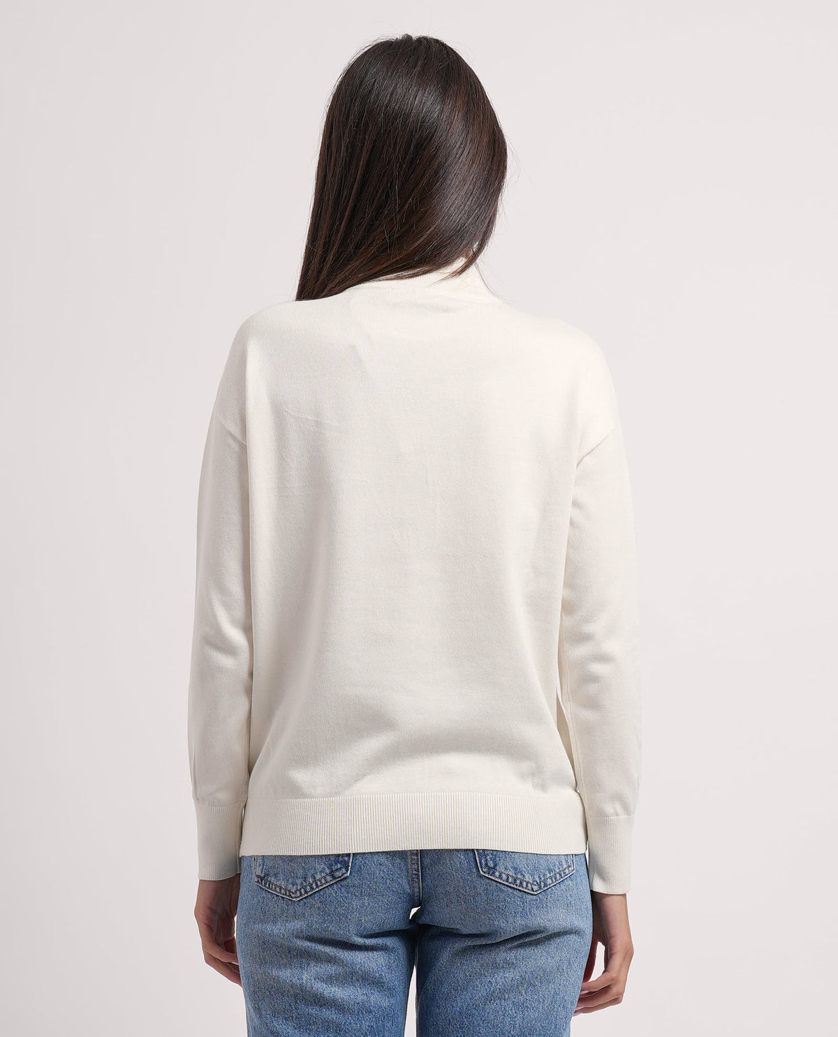 Maglione donna Settemezzo fantasia a rombi 