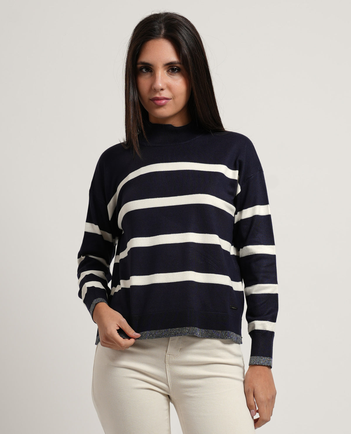 Maglione donna Settemezzo a mezzo collo 