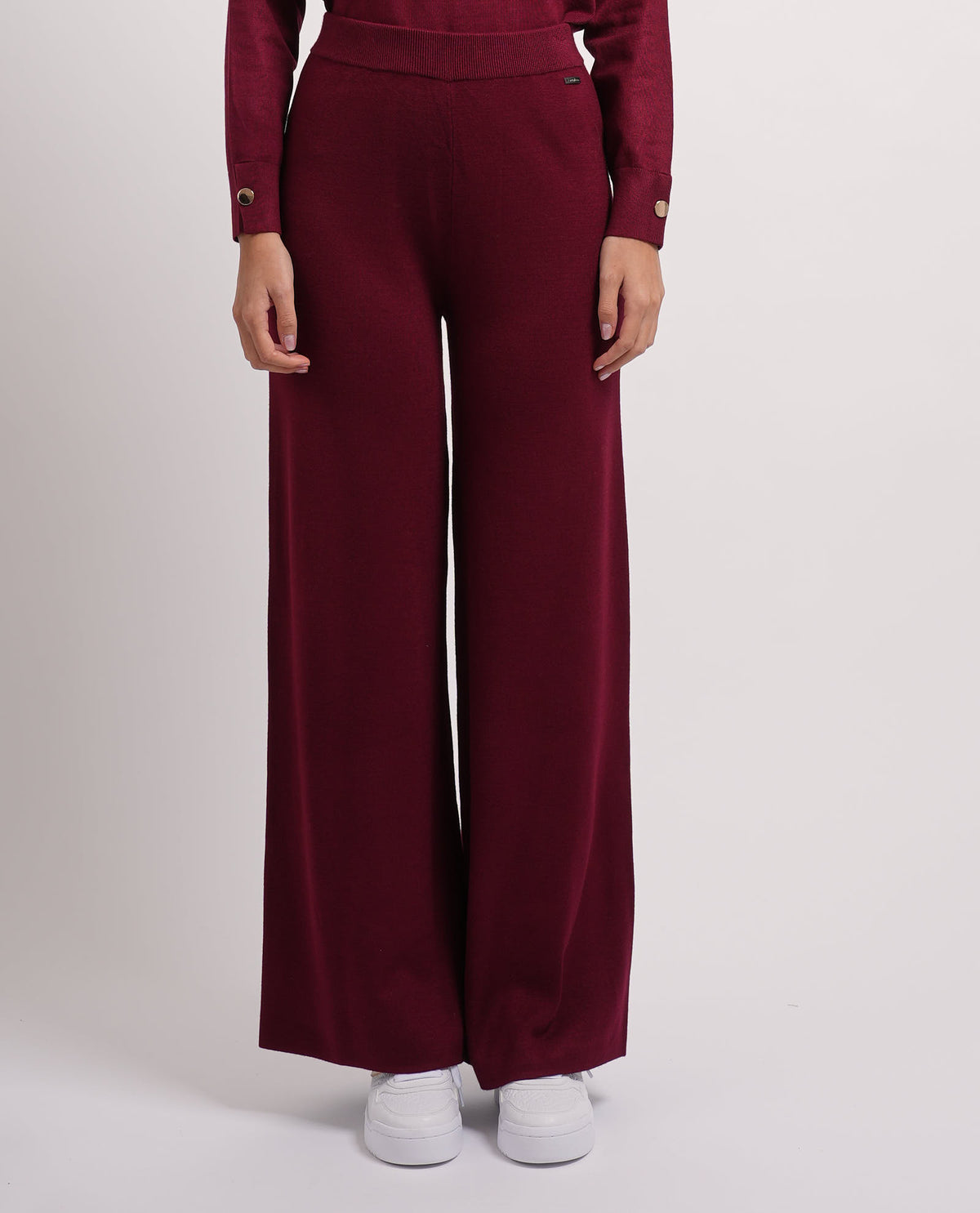 Pantaloni donna Settemezzo a gamba ampia 