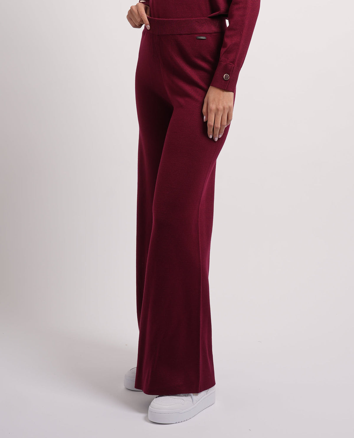 Pantaloni donna Settemezzo a gamba ampia 
