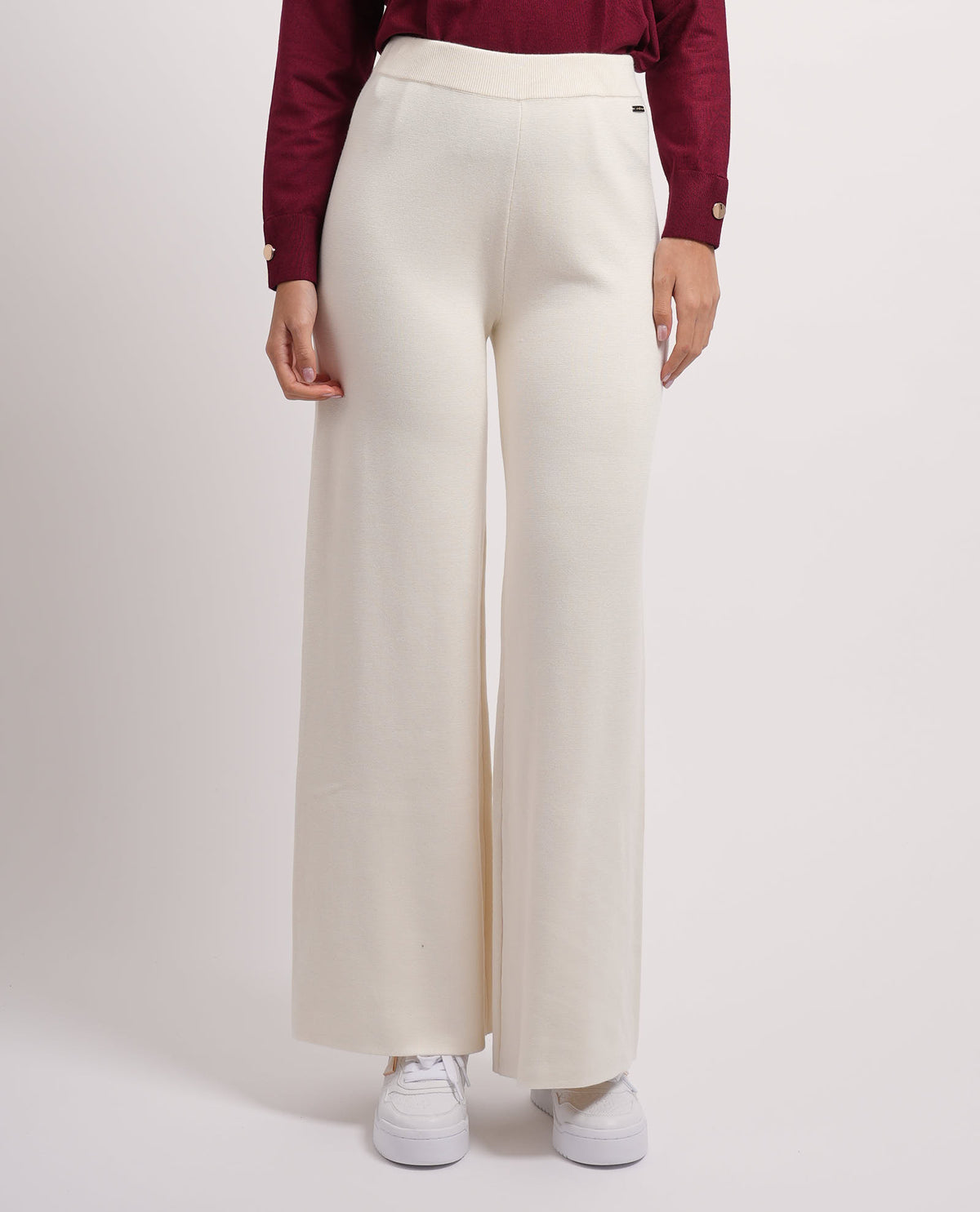 Pantaloni donna Settemezzo a gamba ampia 