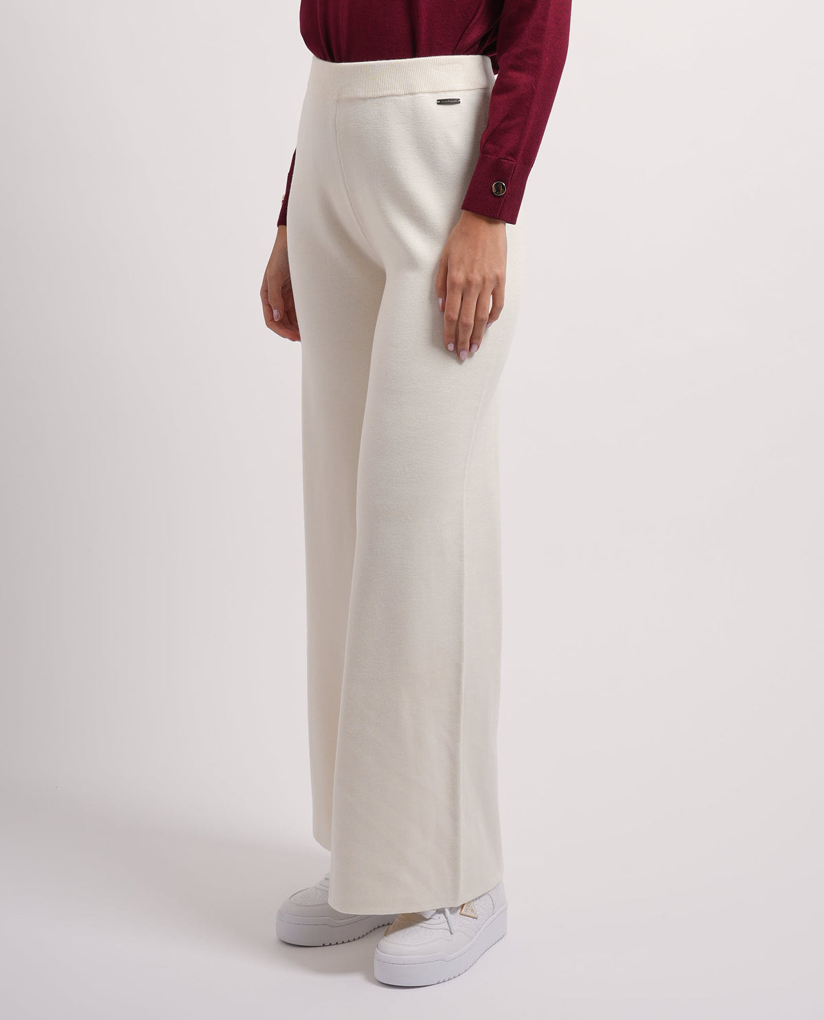Pantaloni donna Settemezzo a gamba ampia 