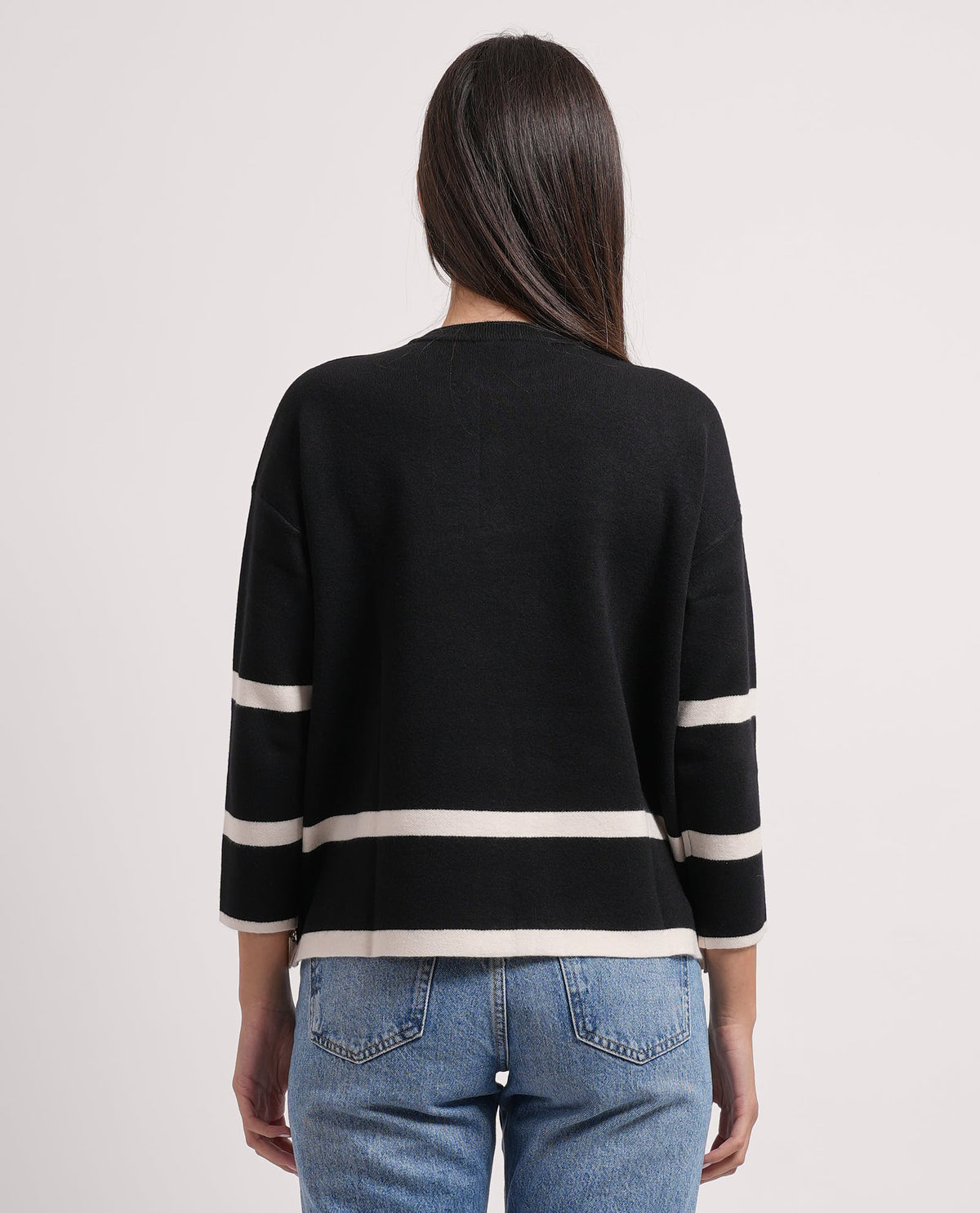Maglione donna Sette/Mezzo con manica a 3/4 