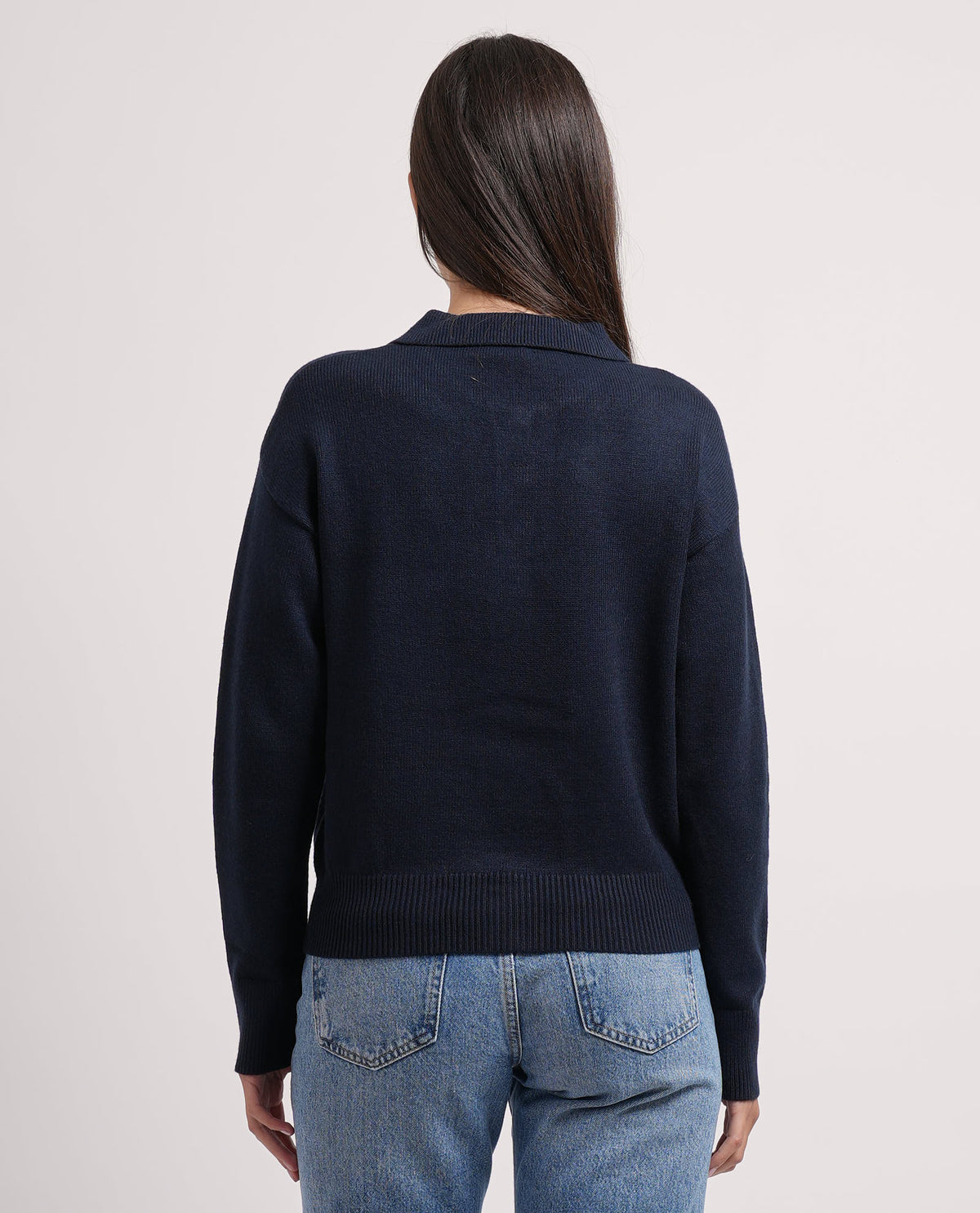 Maglia donna Settemezzo colletto a polo 