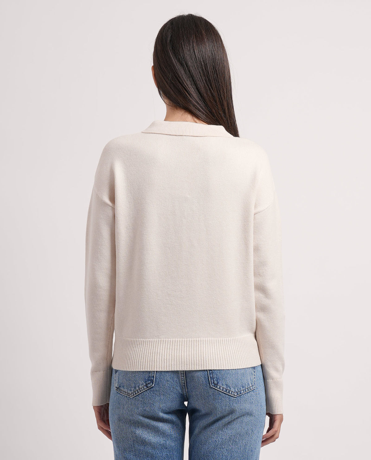 Maglia donna Settemezzo colletto a polo 