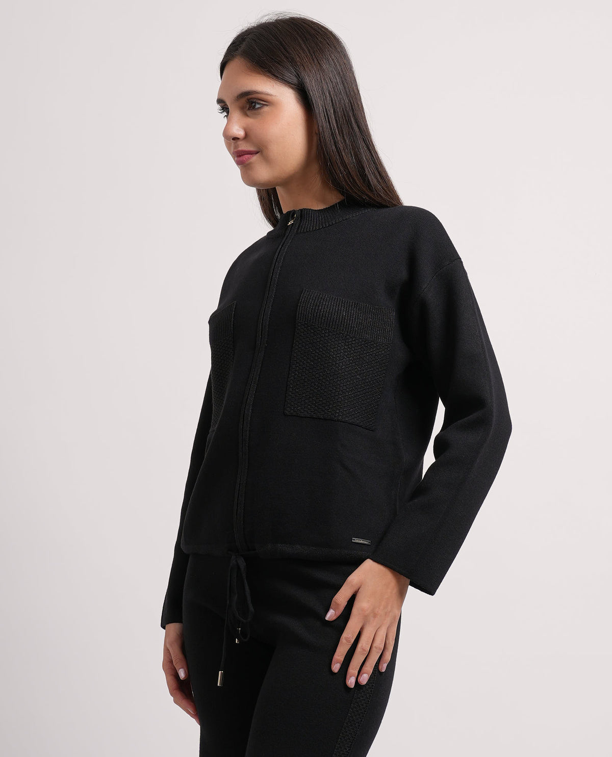 Cardigan donna Settemezzo con tasconi 