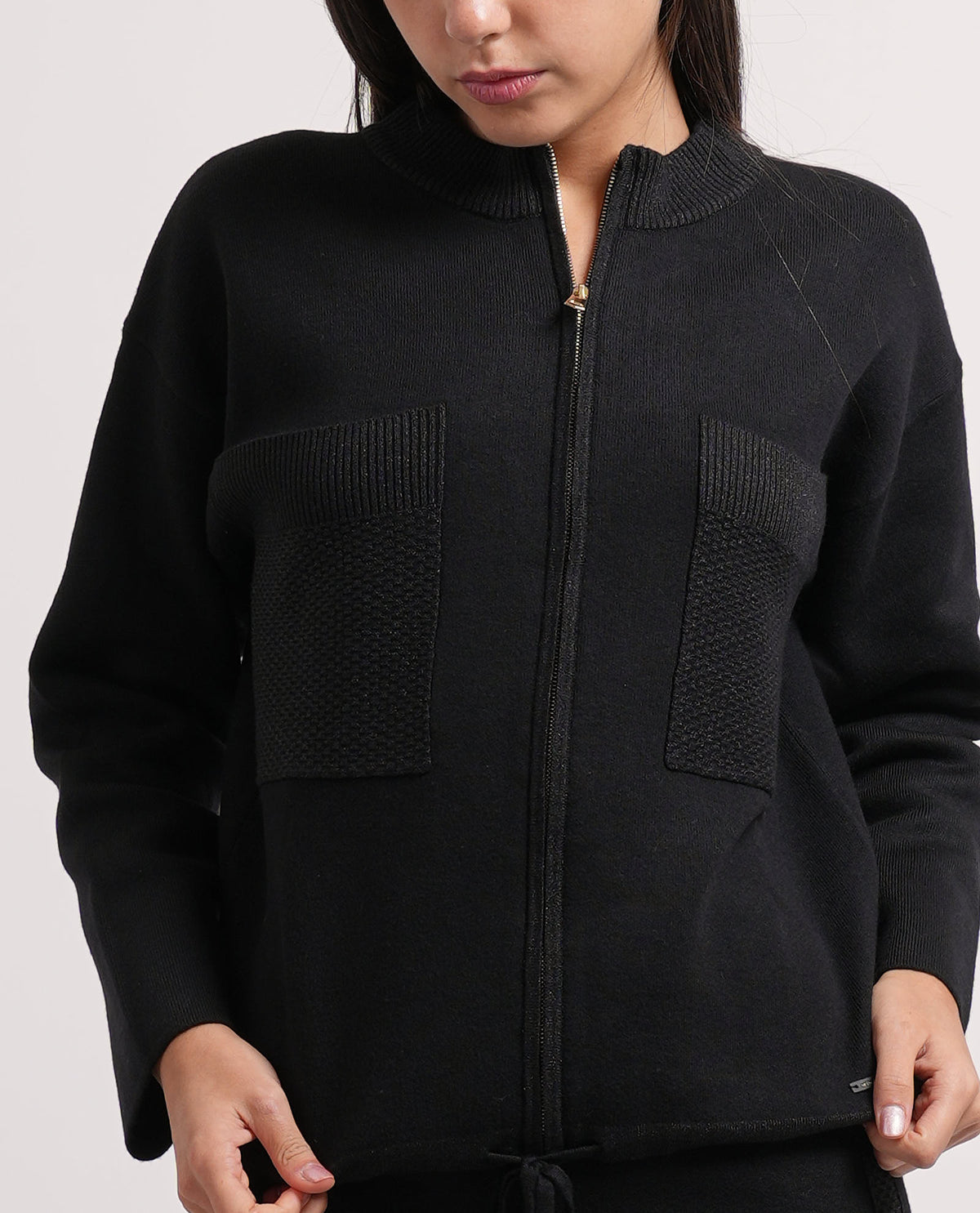 Cardigan donna Settemezzo con tasconi 