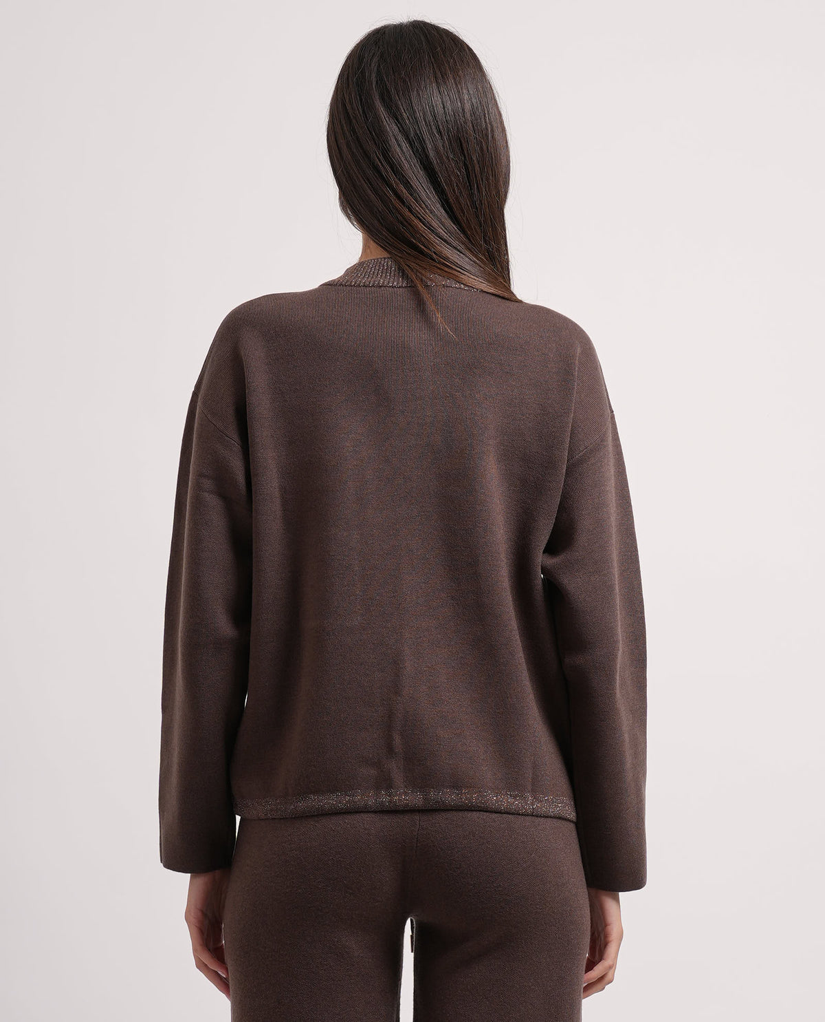 Cardigan donna Settemezzo con tasconi 