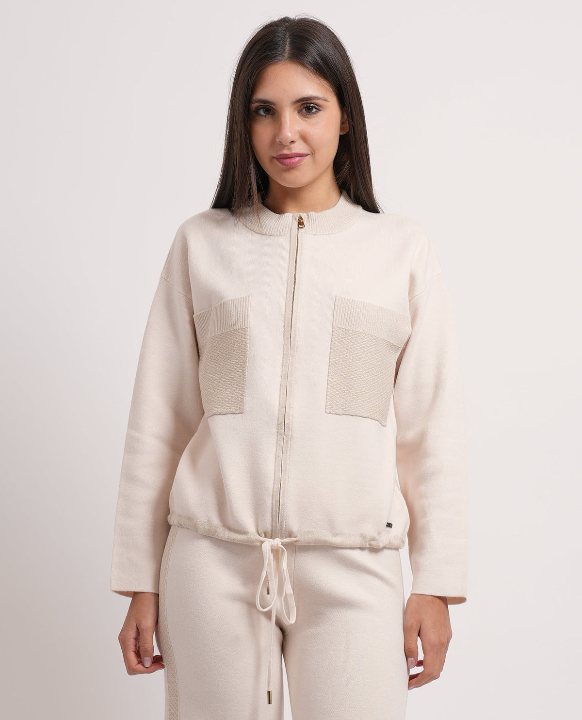 Cardigan donna Settemezzo con tasconi 