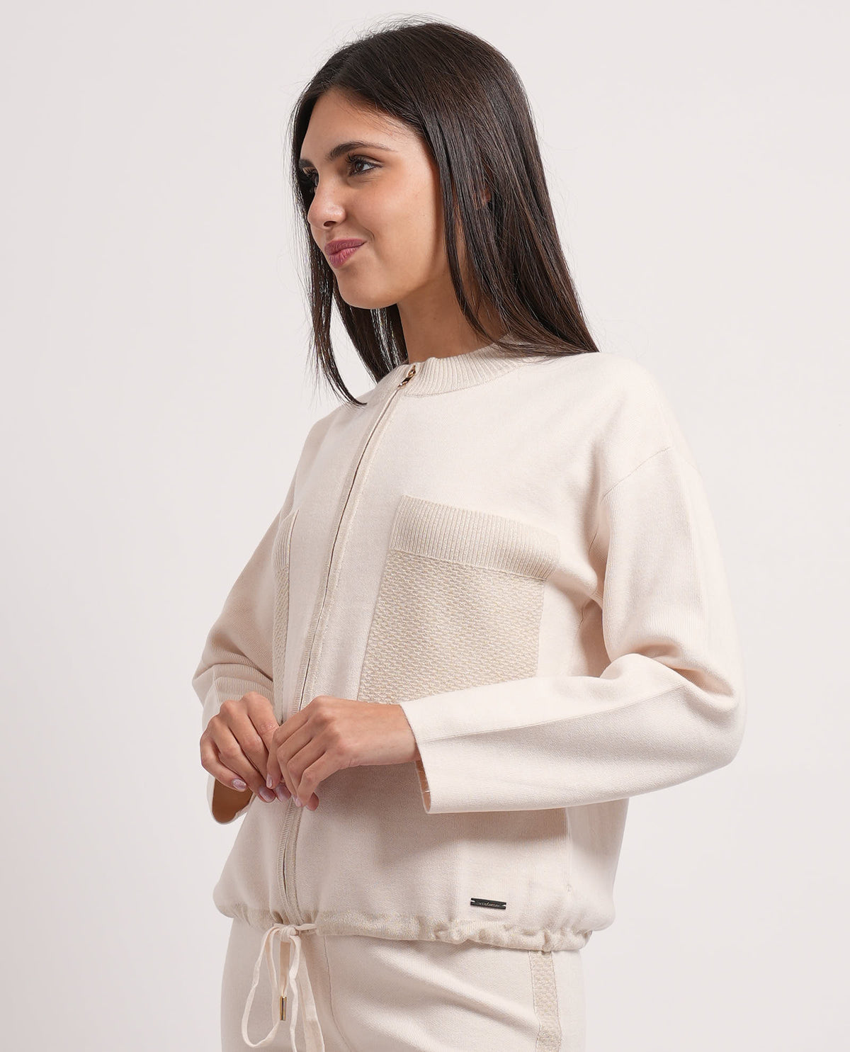 Cardigan donna Settemezzo con tasconi 