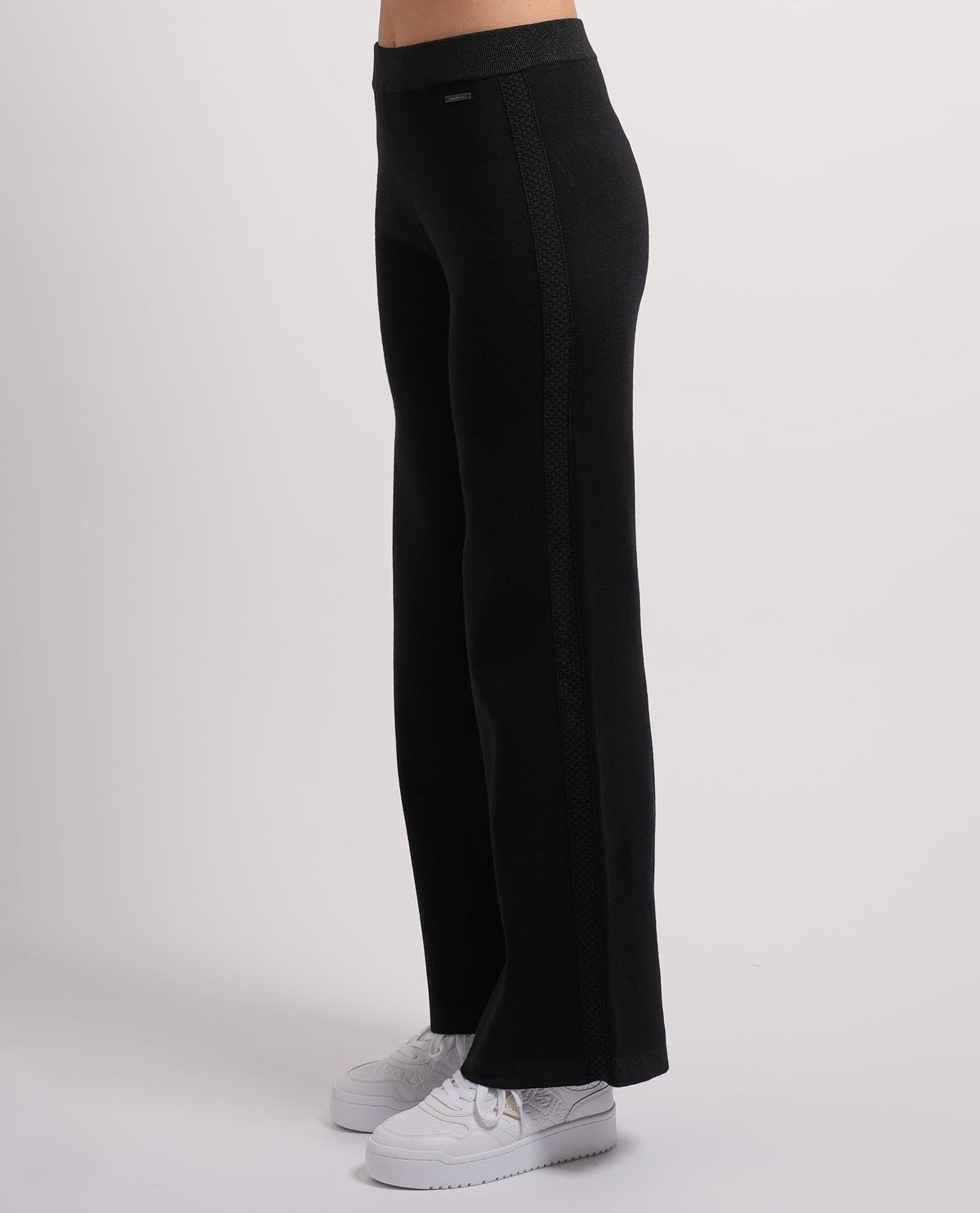 Pantaloni donna Settemezzo con banda laterale 