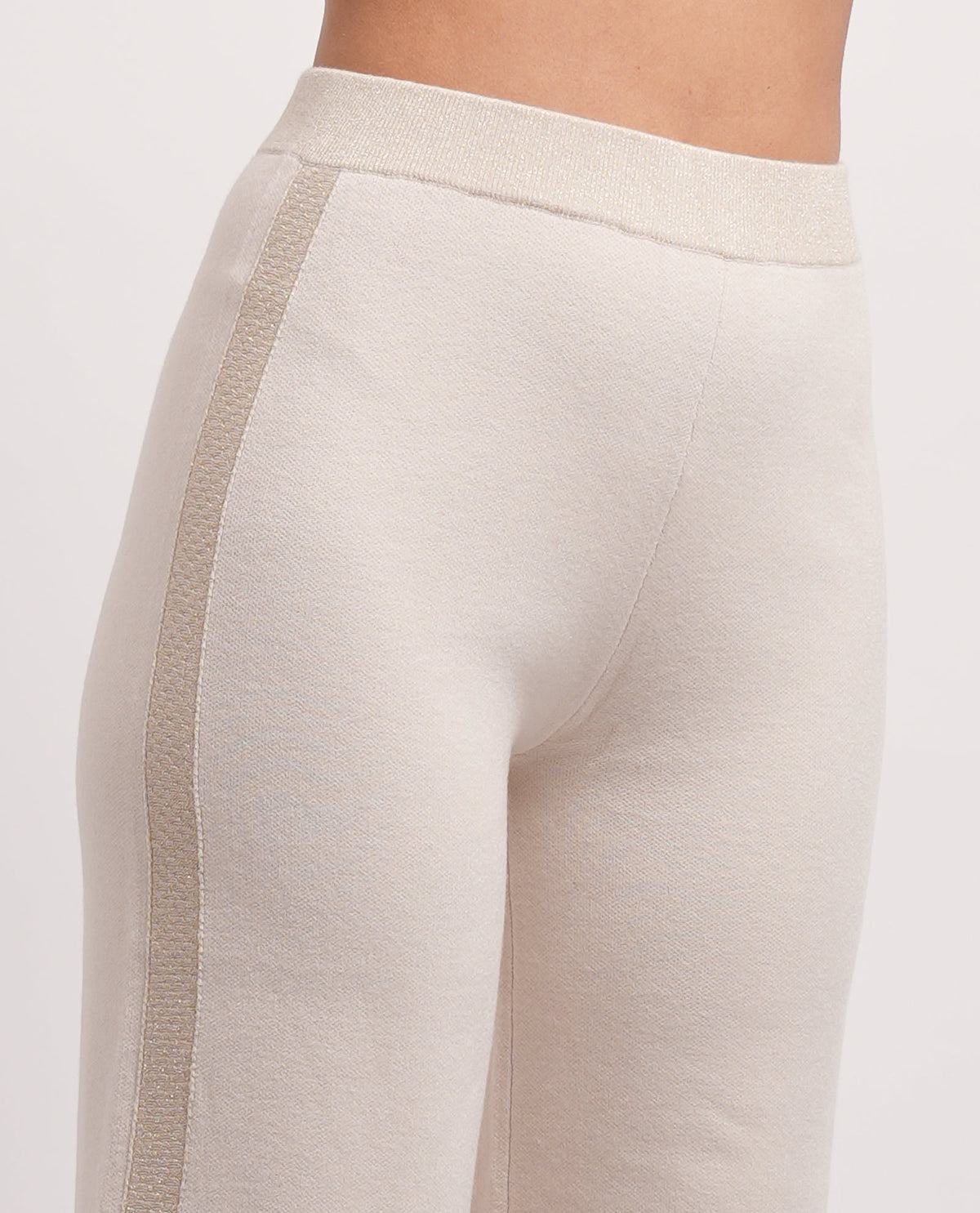 Pantaloni donna Settemezzo con banda laterale 