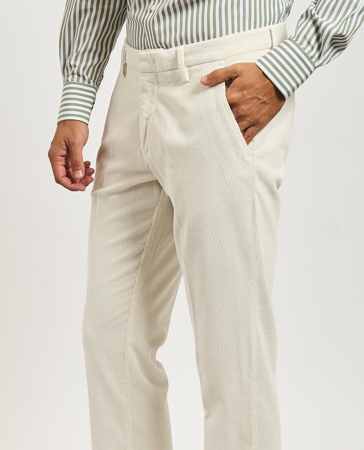 Pantaloni uomo Settemezzo in velluto 