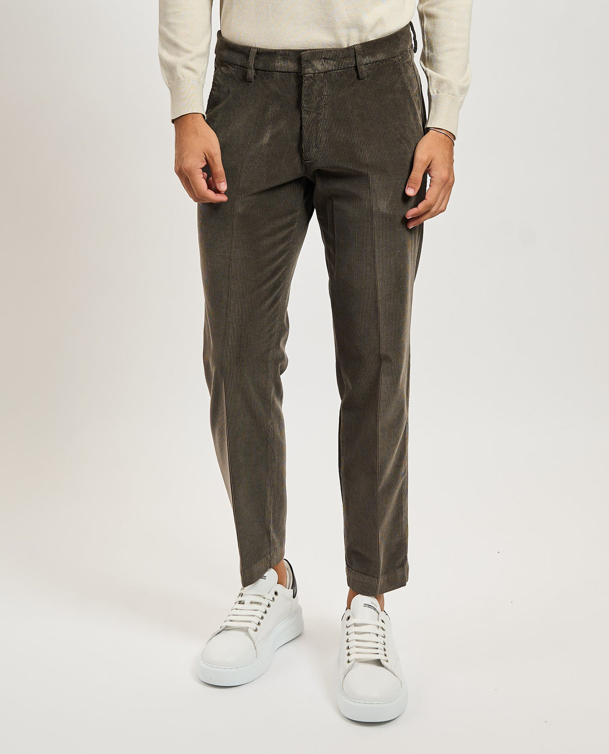 Pantaloni uomo Settemezzo in velluto 