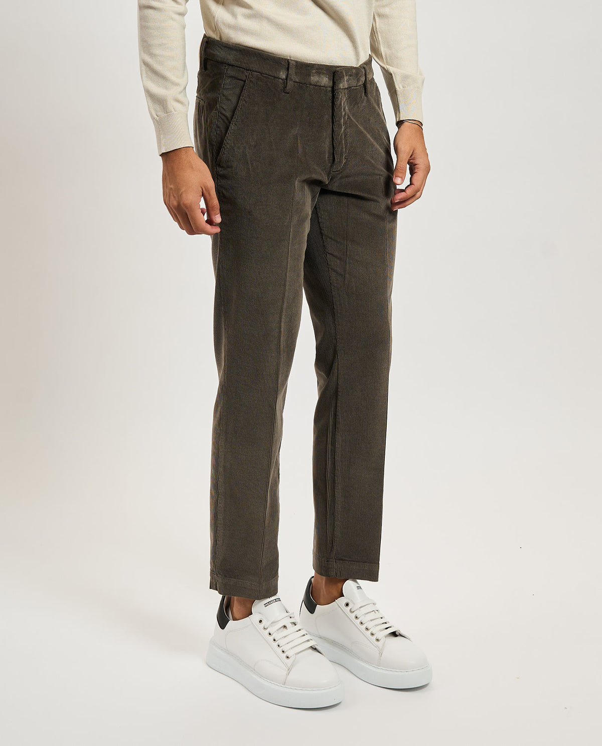 Pantaloni uomo Settemezzo in velluto 