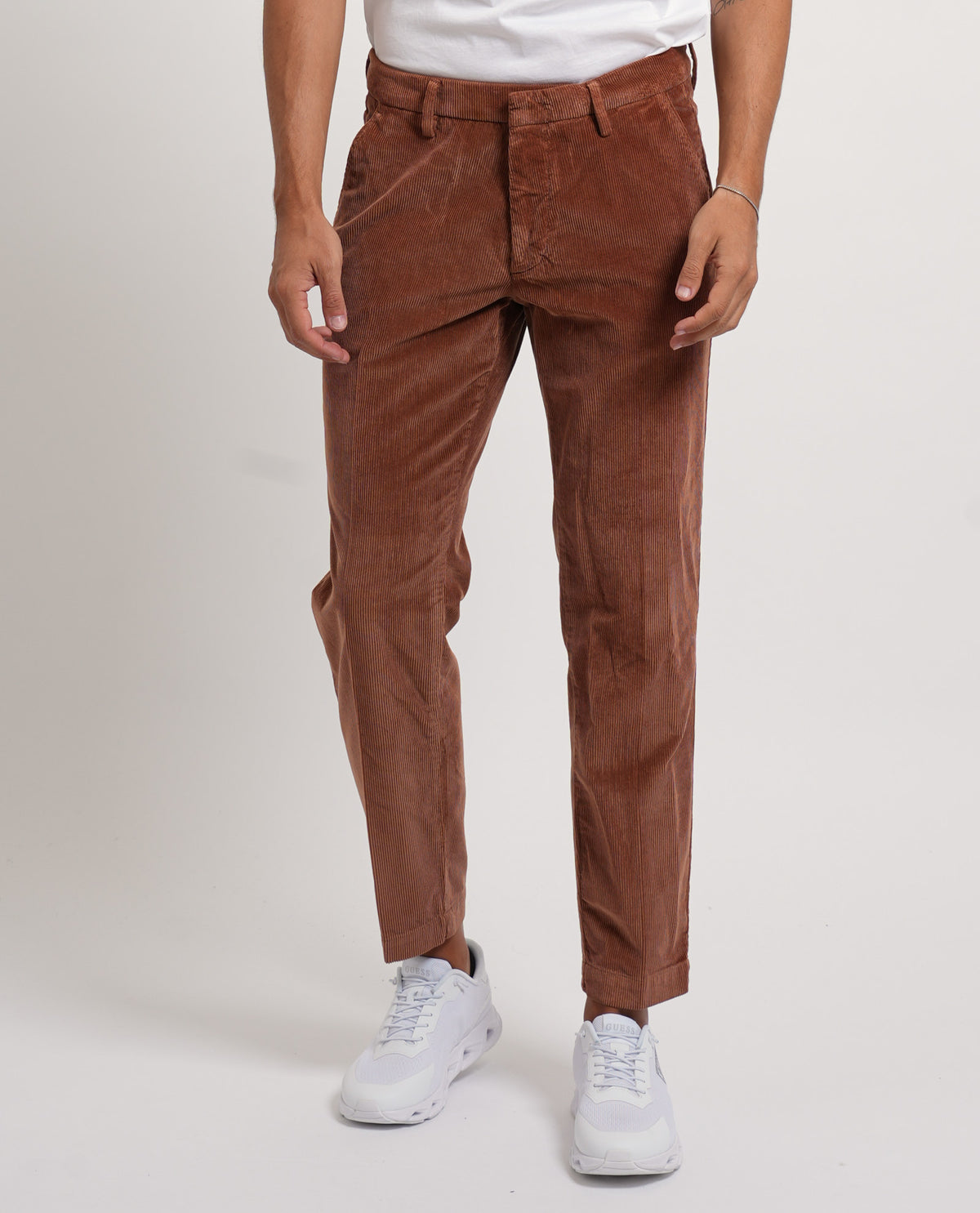 Pantaloni uomo Settemezzo in velluto 