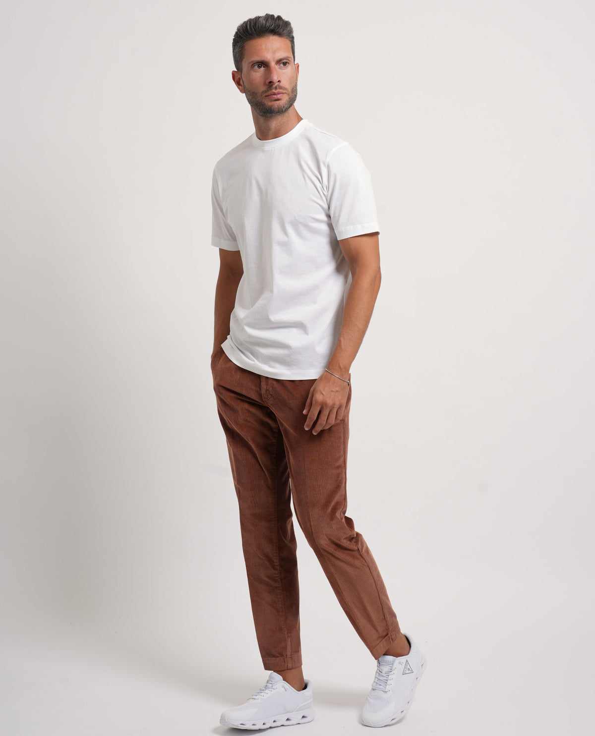 Pantaloni uomo Settemezzo in velluto 