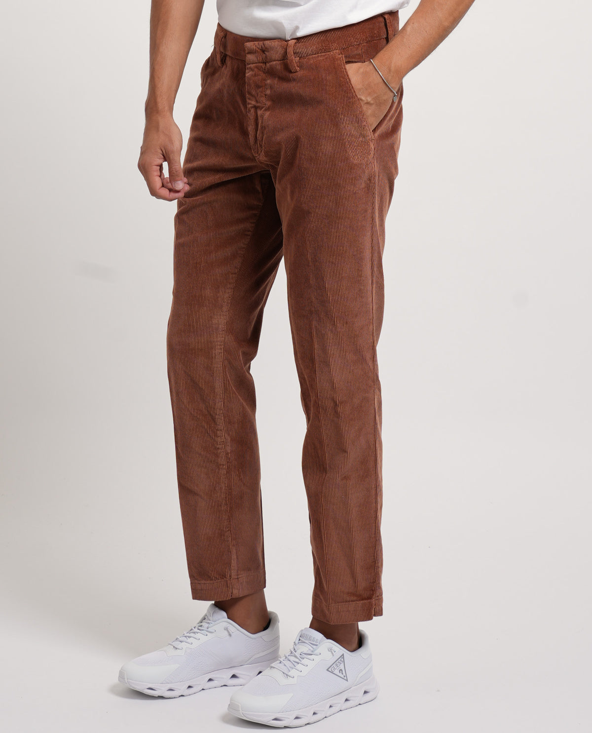 Pantaloni uomo Settemezzo in velluto 