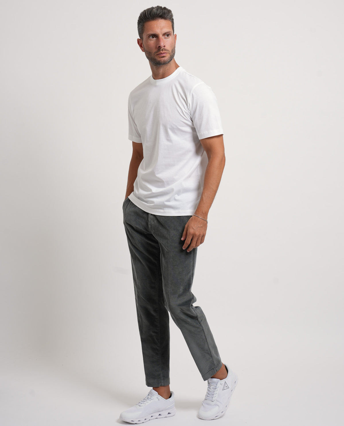 Pantaloni uomo Settemezzo in velluto 
