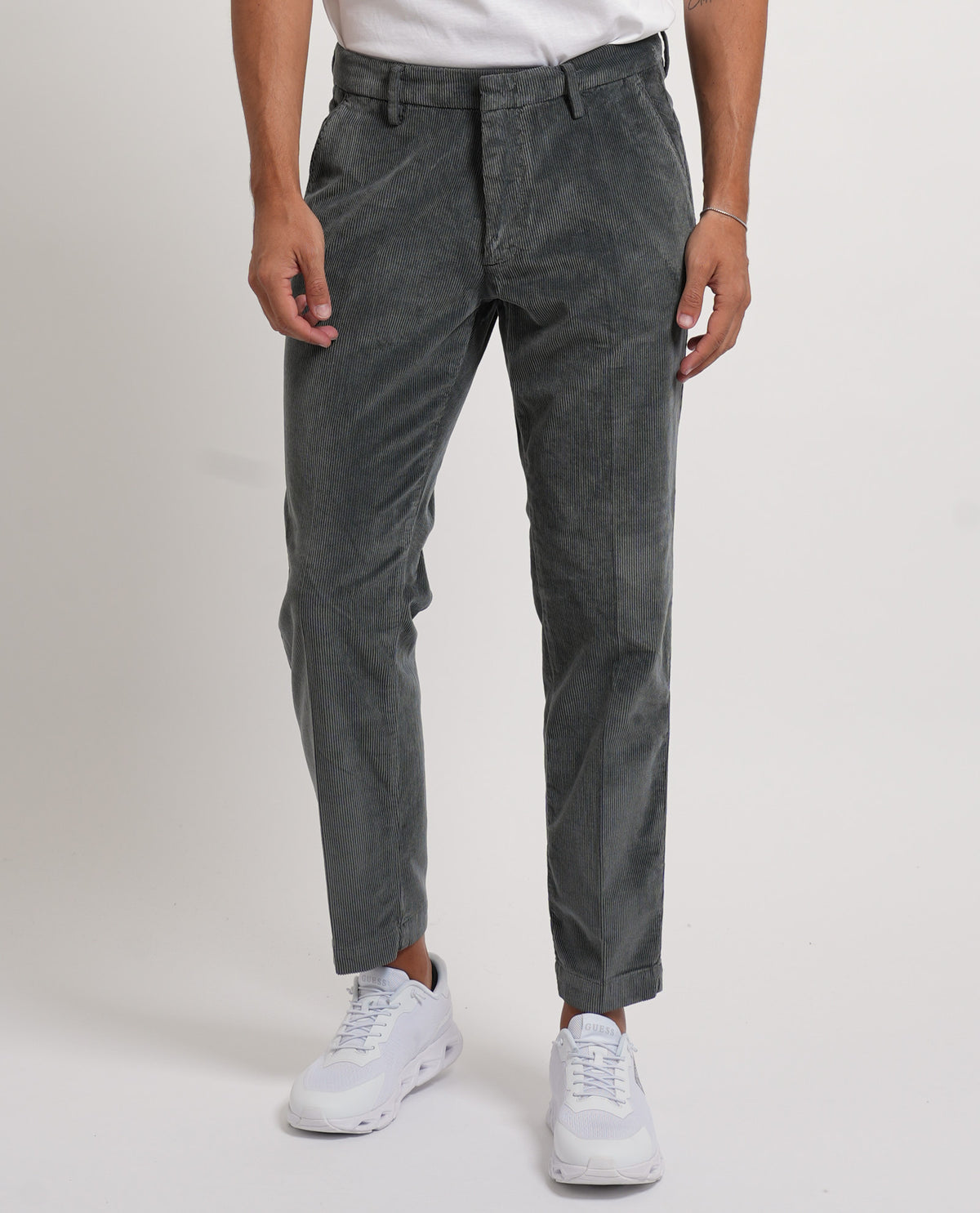 Pantaloni uomo Settemezzo in velluto 