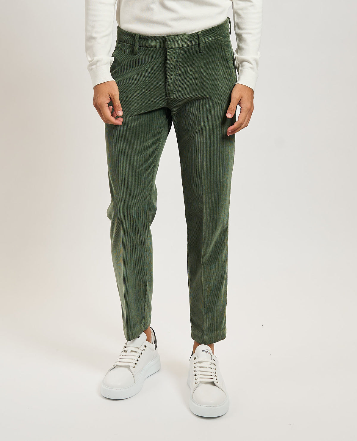 Pantaloni uomo Settemezzo in velluto 