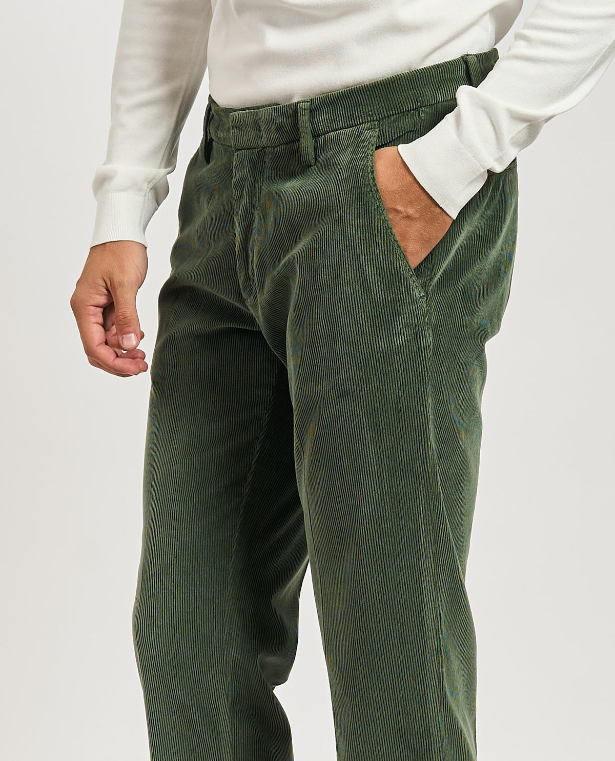 Pantaloni uomo Settemezzo in velluto 