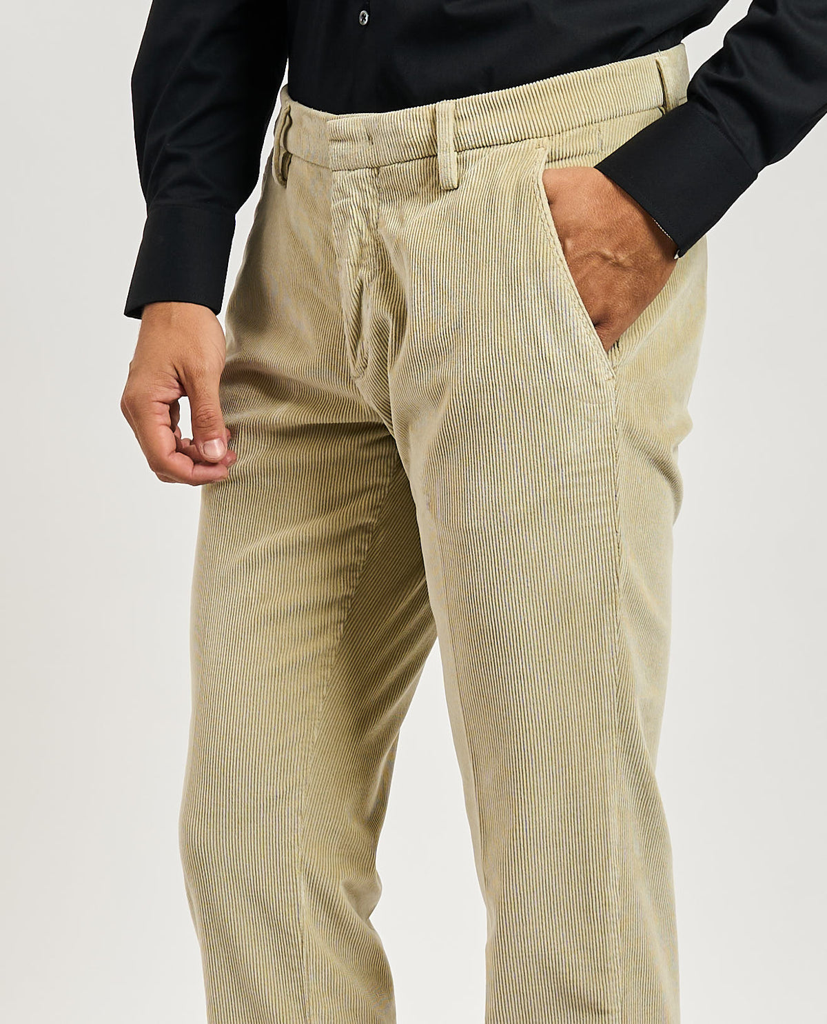 Pantaloni uomo Settemezzo in velluto 