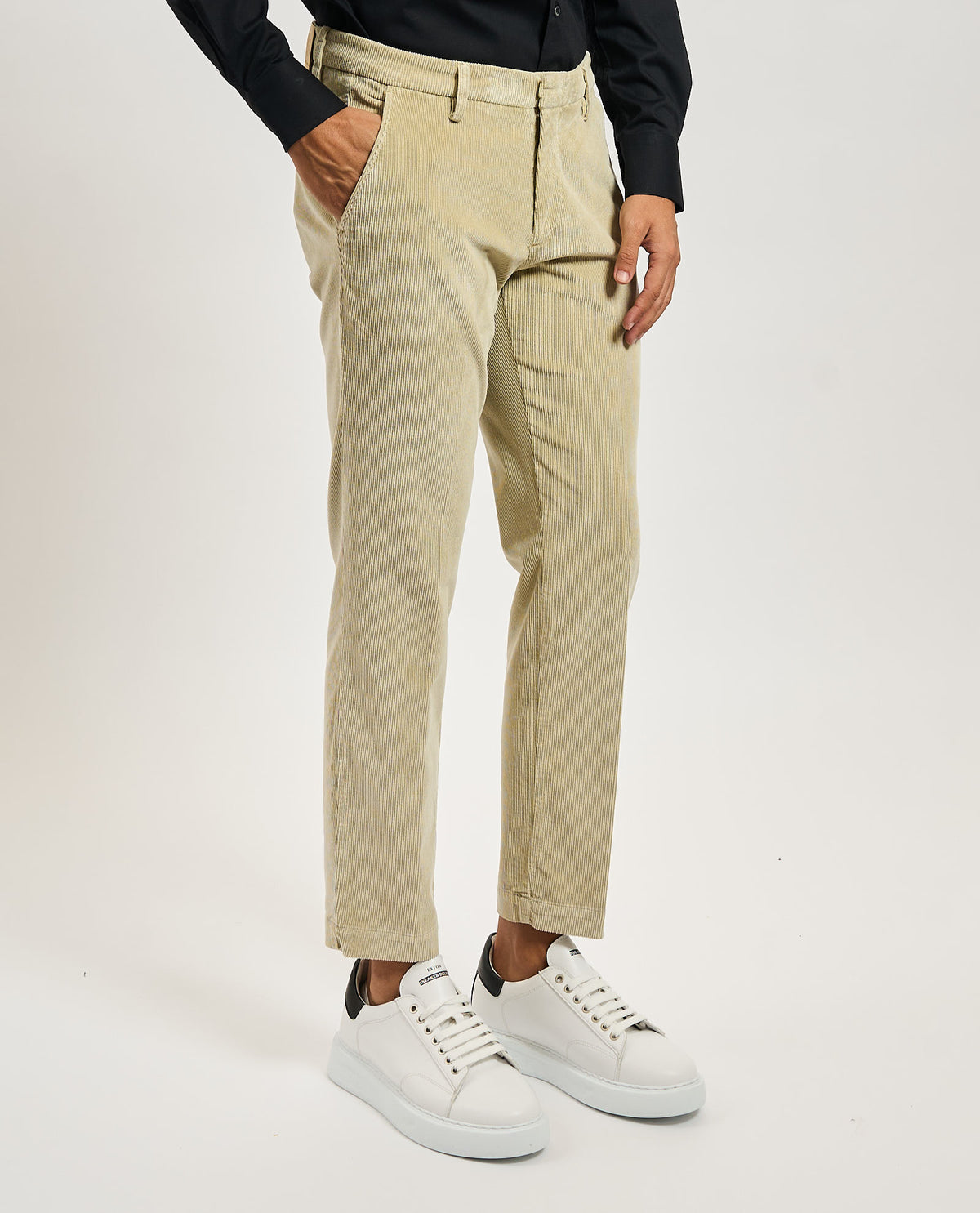 Pantaloni uomo Settemezzo in velluto 