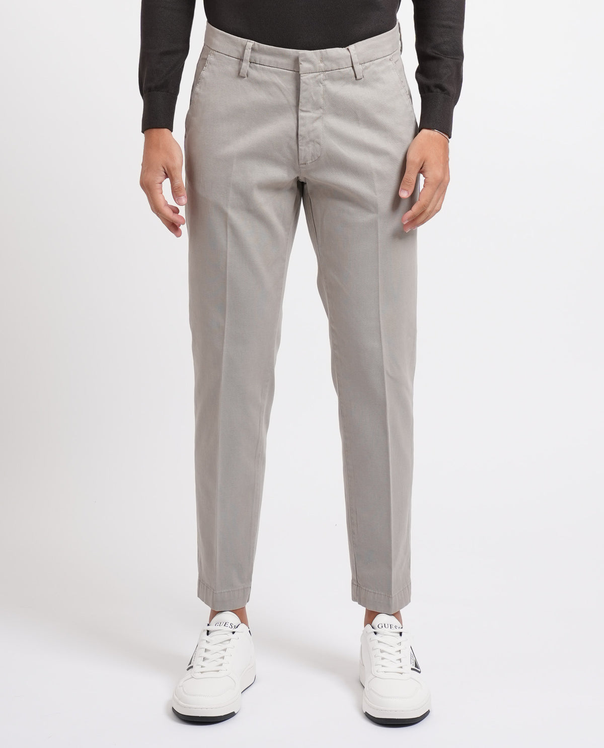 Pantaloni slim fit Sette/Mezzo con gancio 